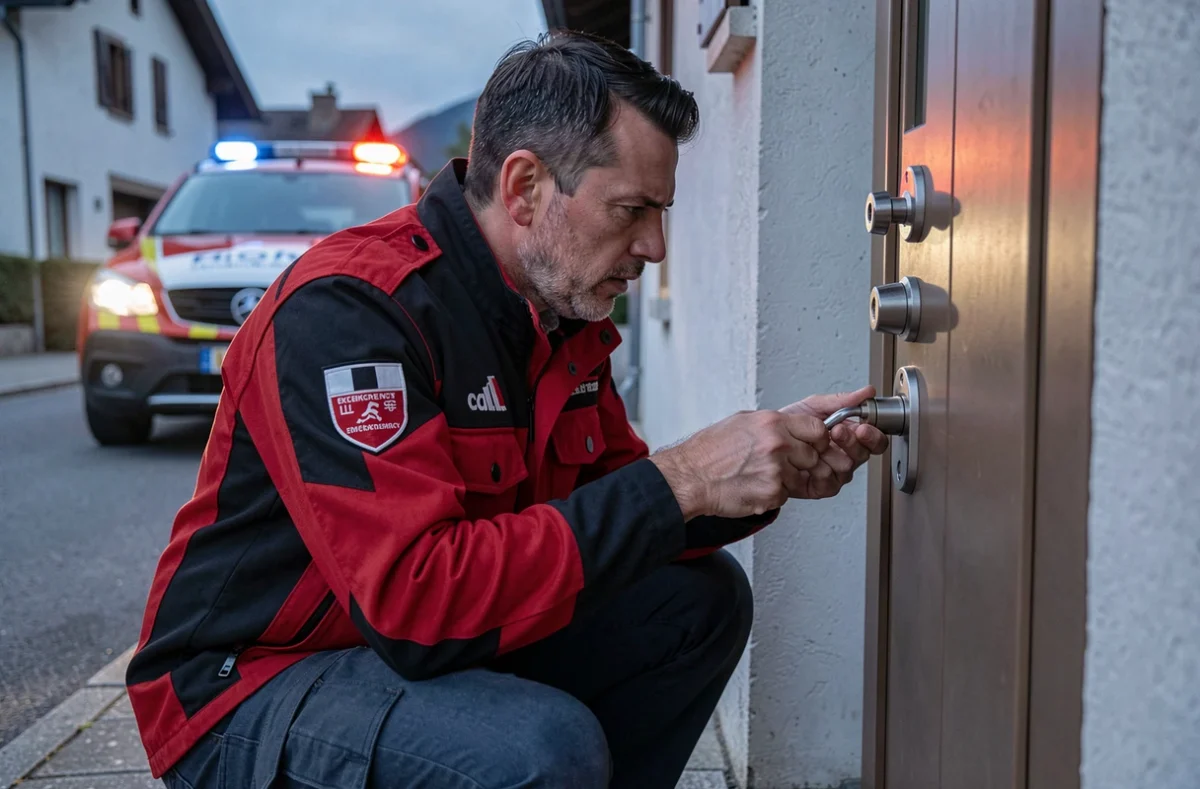 Serrurier d'ACT Dépannage en intervention d'urgence sur une porte en Isère