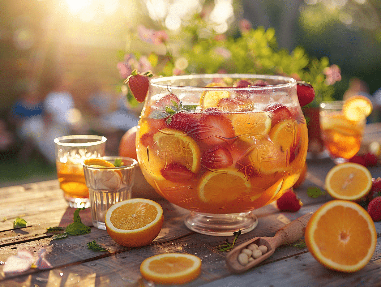 Recette de punch facile pour 20 personnes : astuces pour une boisson